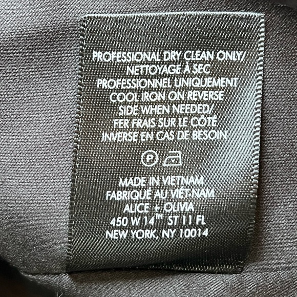 Alice and Olivia Breann Snake Embossed Faux Leather Blazer Size 12 Retail $595 - Picture 16 of 16